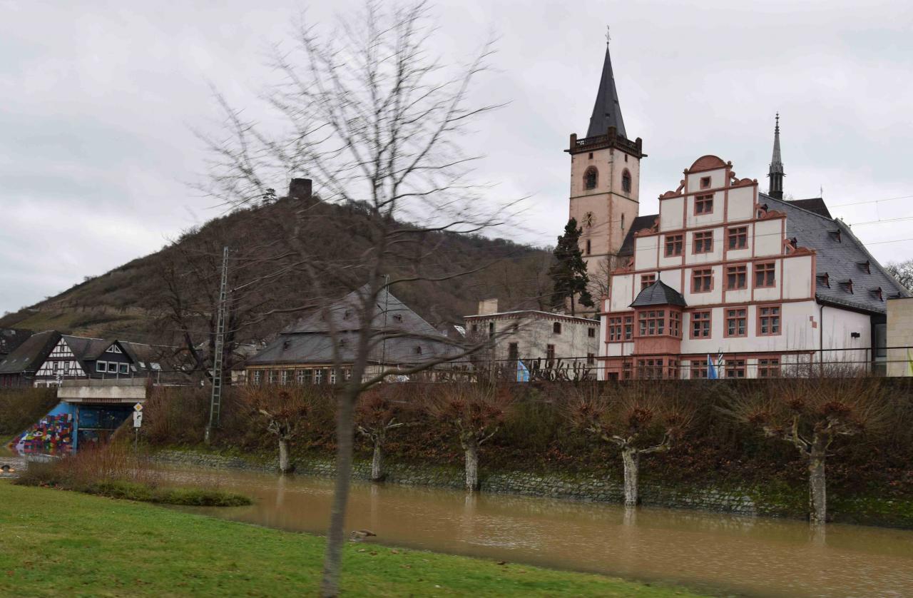 Rheinanlagen in Lorch, Foto A. Kunz