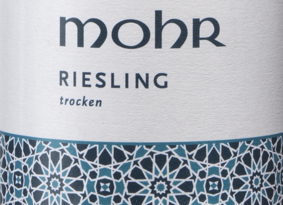 Etikett Weingut Mohr - Riesling trocken